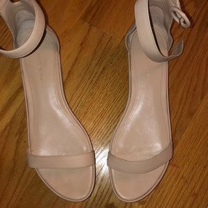 STUART WEITZMAN NUDE SANDALS